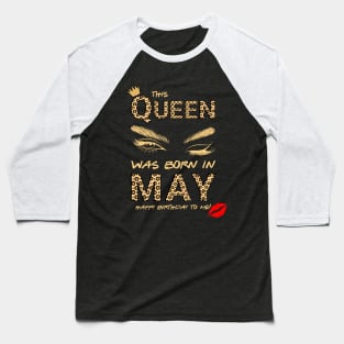 May Birthday Baseball T-Shirt